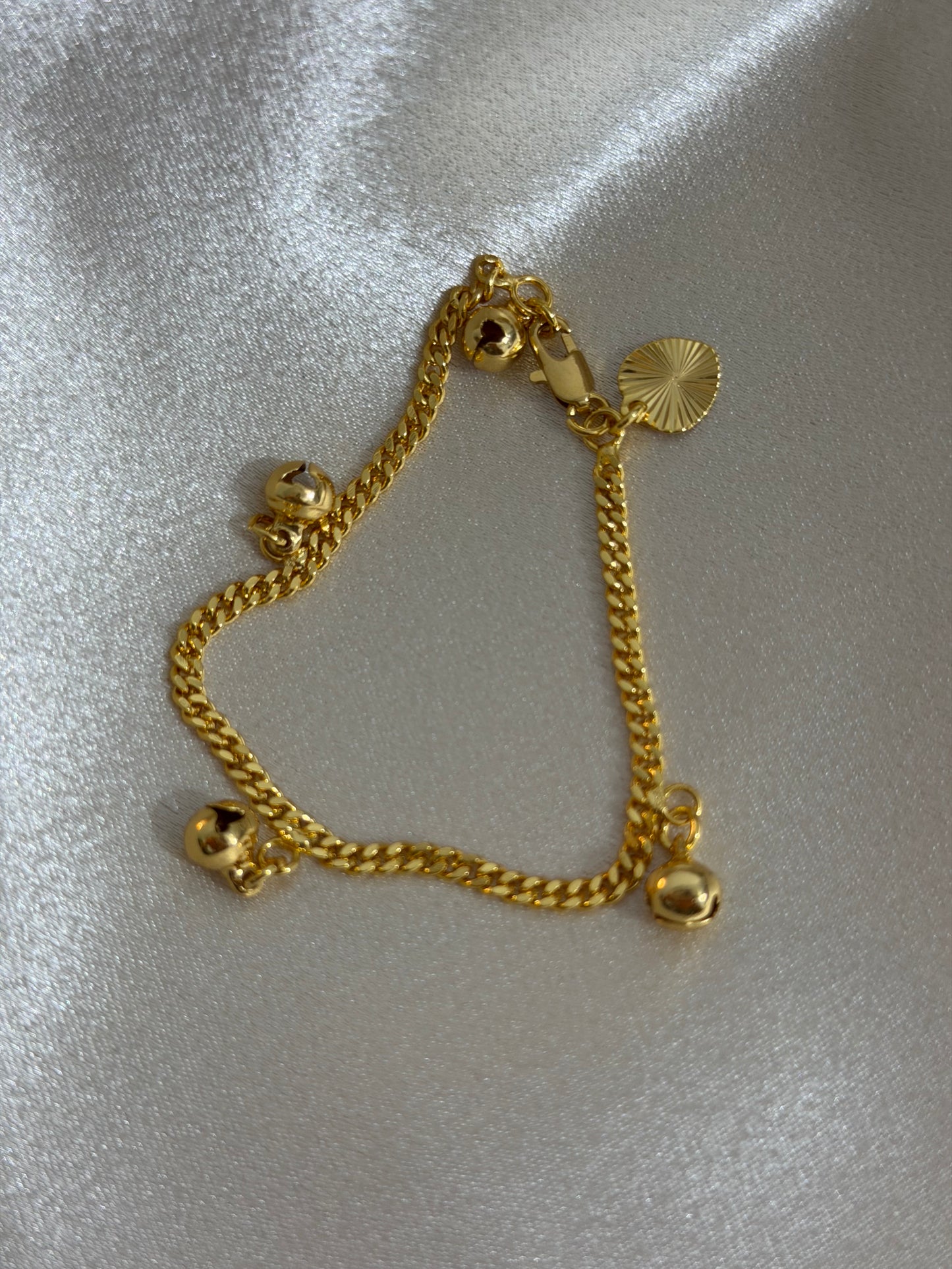 PRE-ORDER Four Bell Baby Anklet