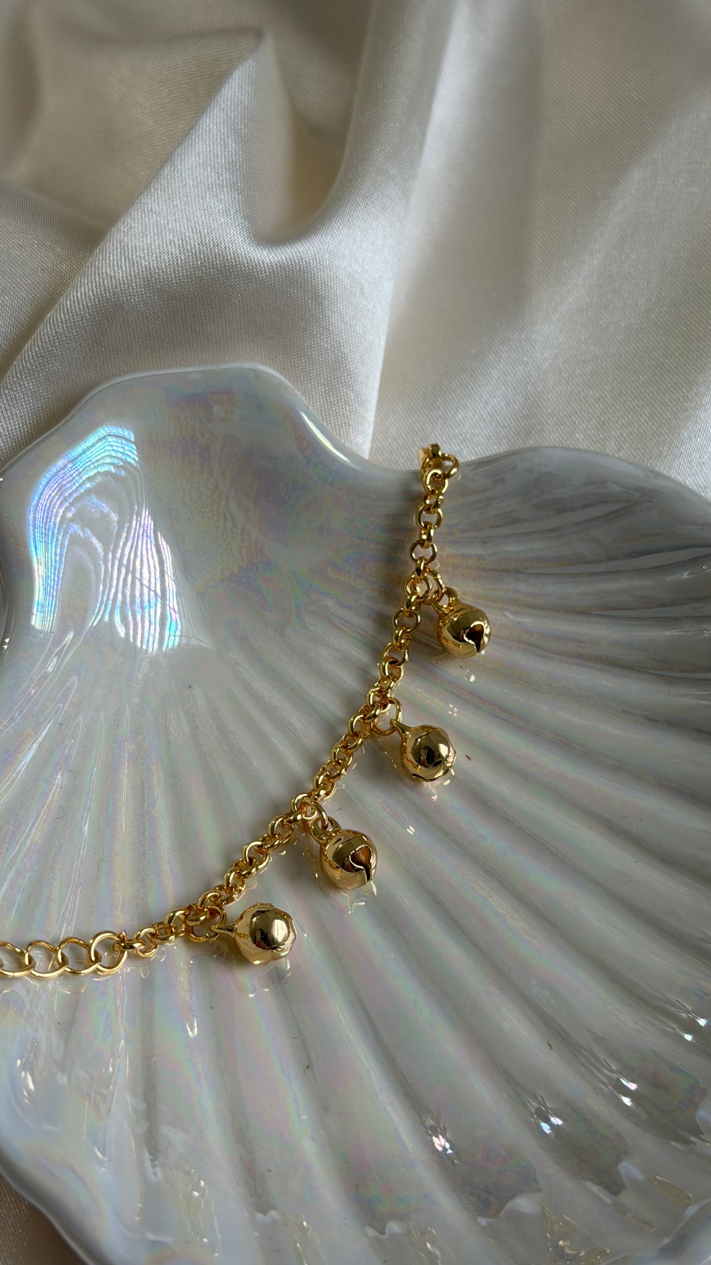 Classic baby bell bracelet or anklet