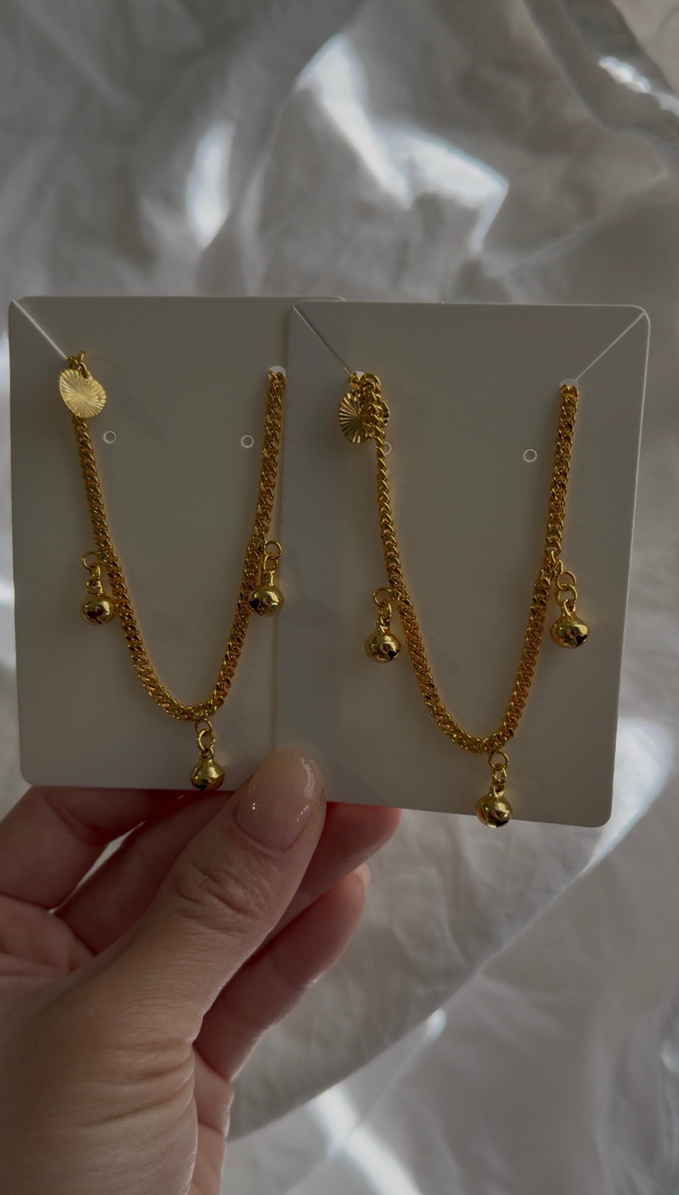 PRE-ORDER Four Bell Baby Anklet