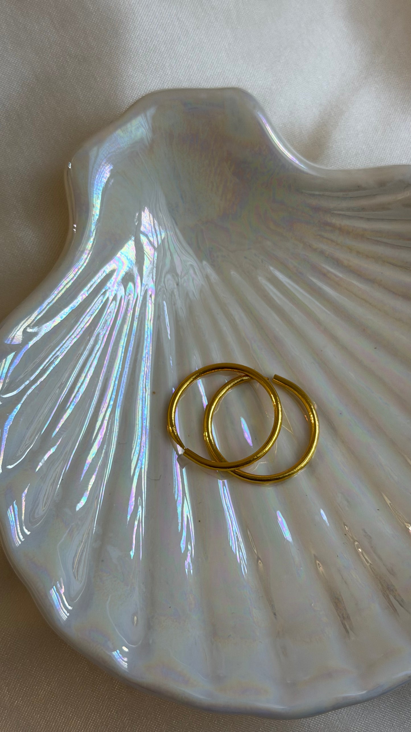 Traditional hoop earrings