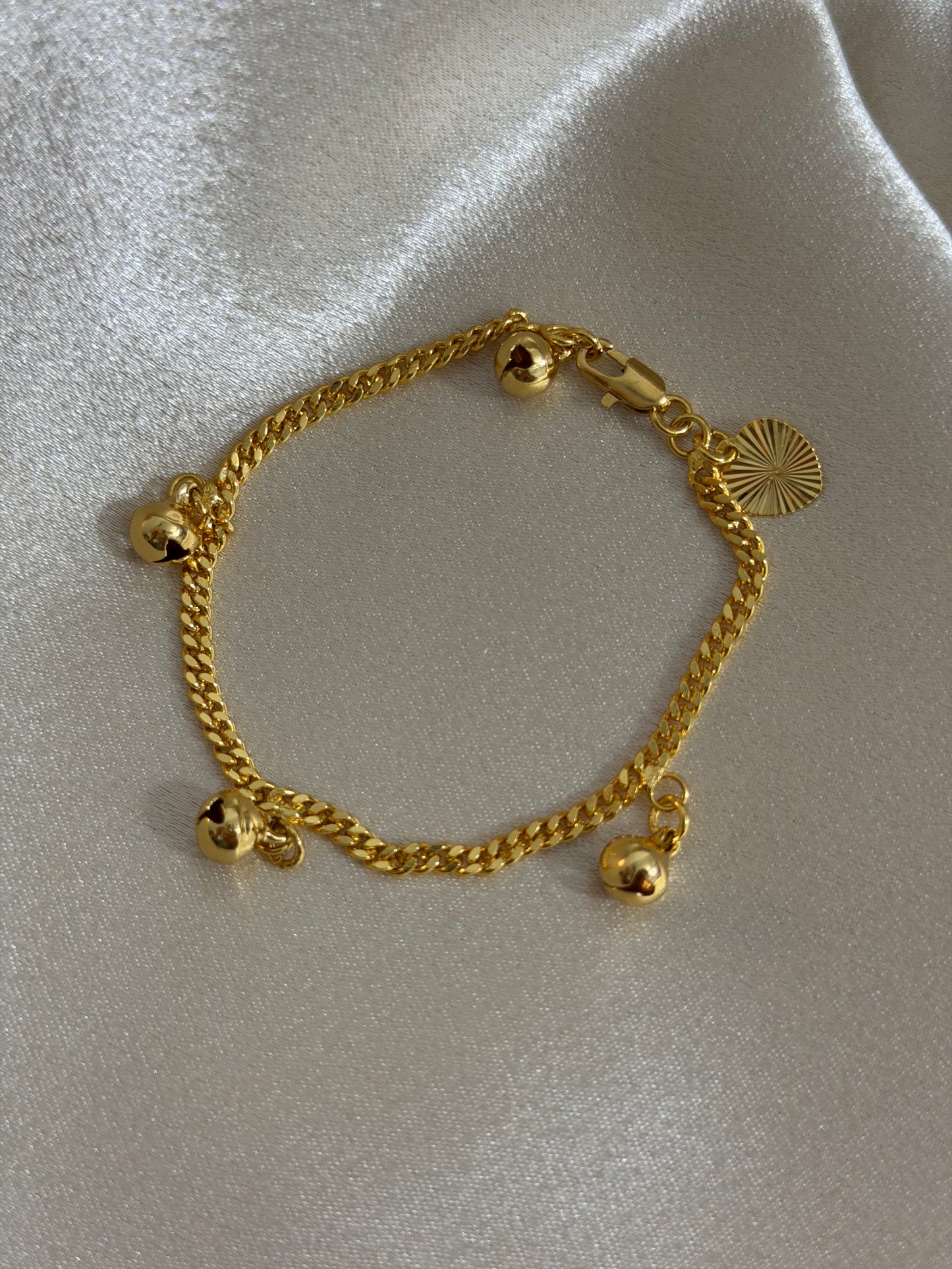 PRE-ORDER Four Bell Baby Anklet