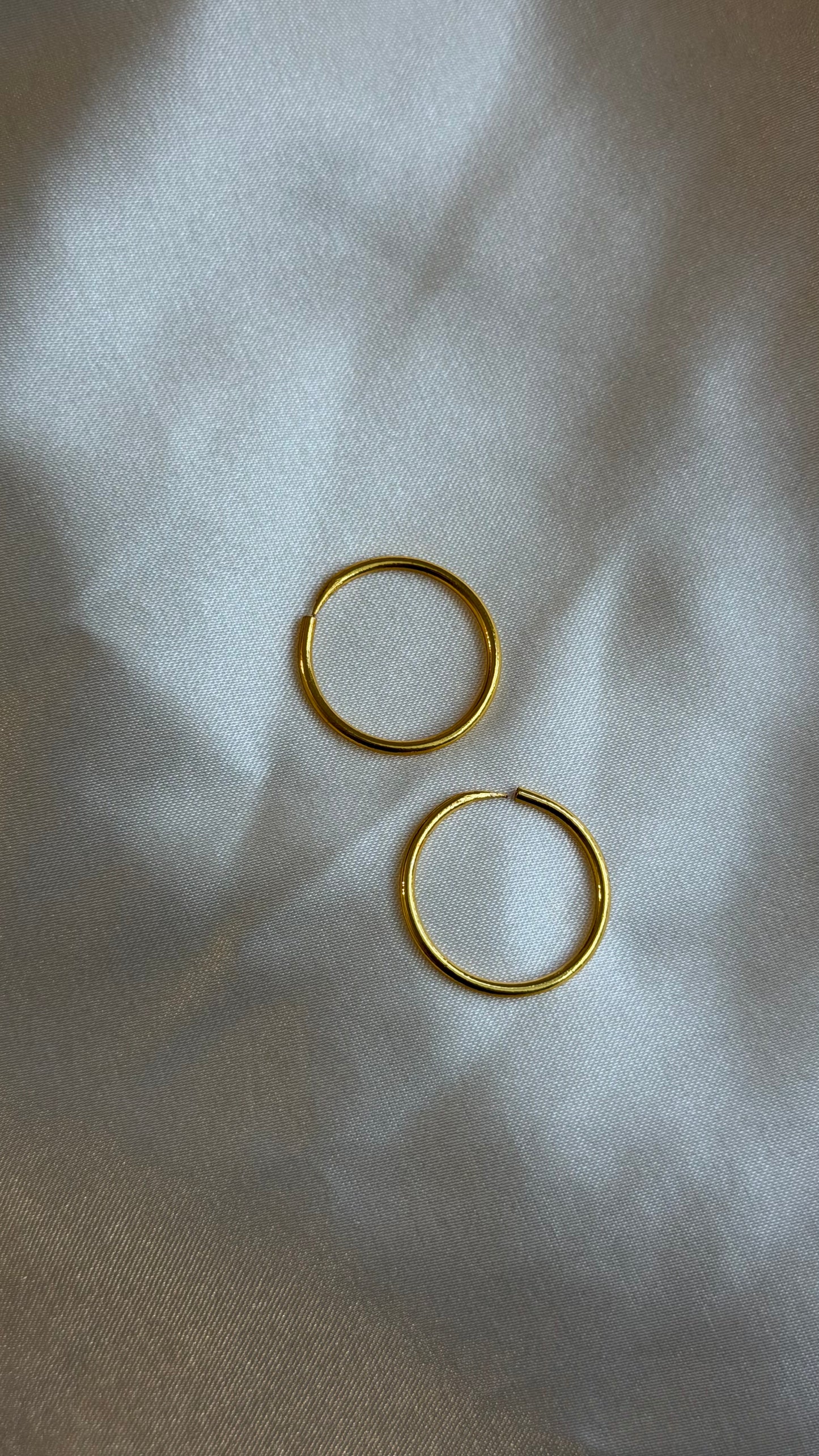 Traditional hoop earrings