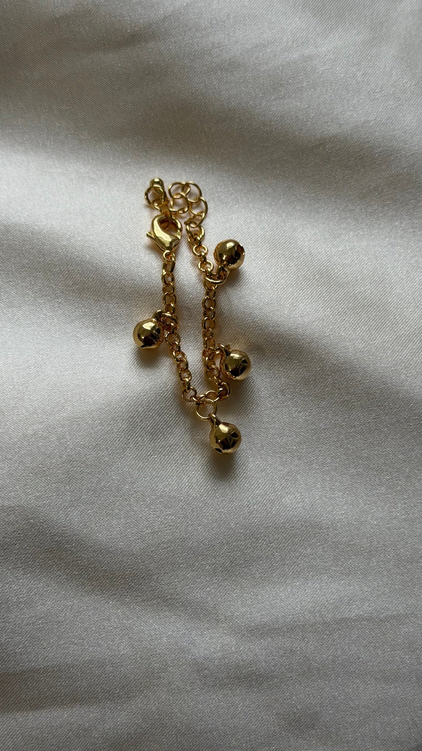 Classic baby bell bracelet or anklet